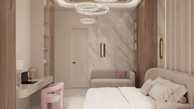 Luxury bedroom interiors Dubai