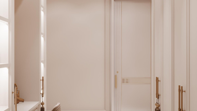 Modern dressing room interiors Dubai