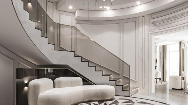 Modern foyer design UAE