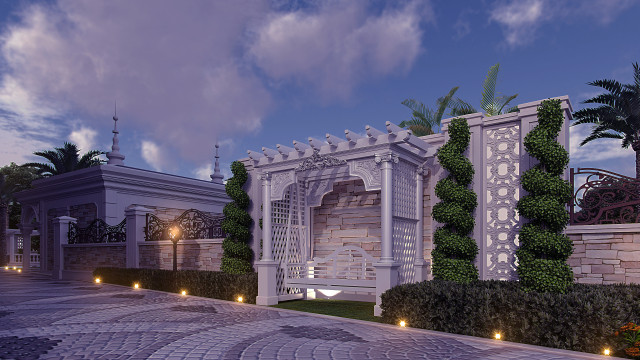 Villa exterior design Dubai