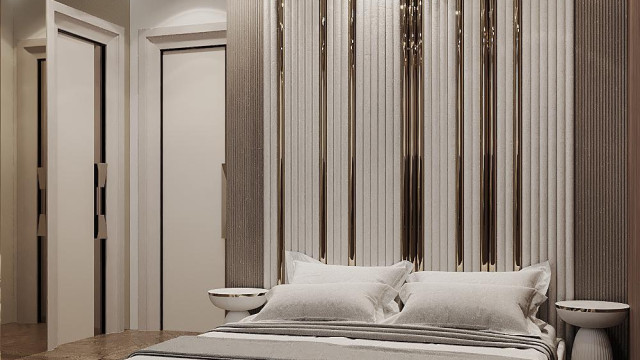 Modern bedroom design Dubai