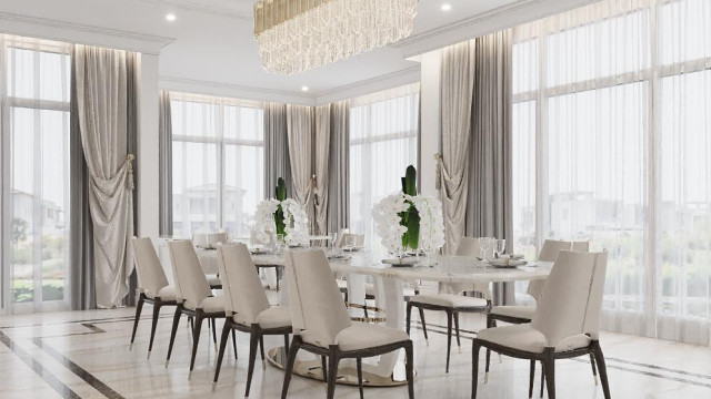 Dining room interior design Dubai