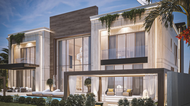 Modern minimal exterior Dubai