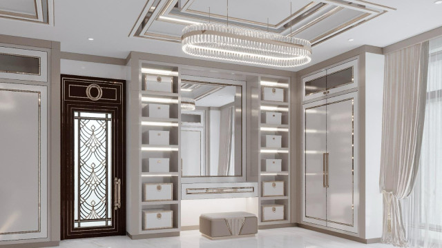 Traditional dressing room design Dubai