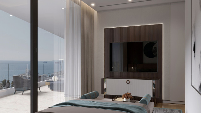 Modern bedroom design Dubai