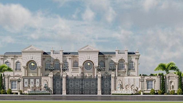 Dubai villa facade design