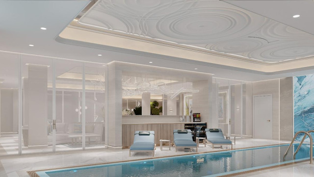 Luxury swimming pool design Dubai