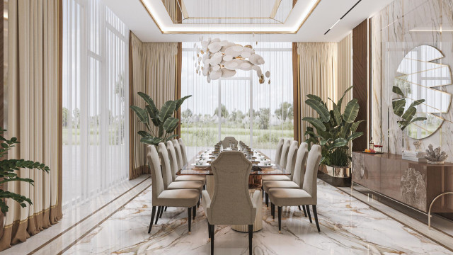 Dining room fit-out Dubai