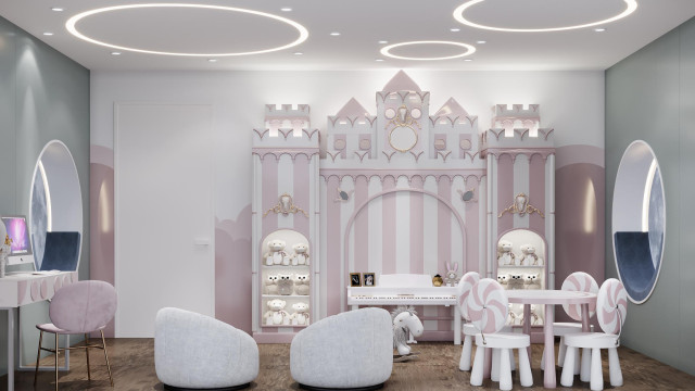 Luxury kids' room interiors Dubai