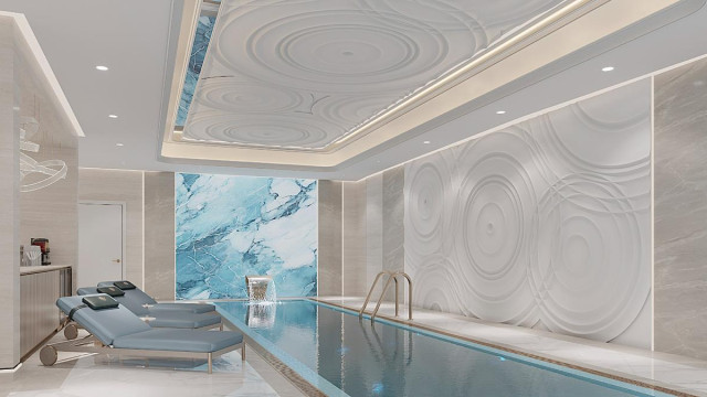 Luxury swimming pool design Dubai