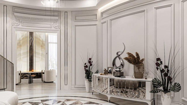 Modern foyer design UAE