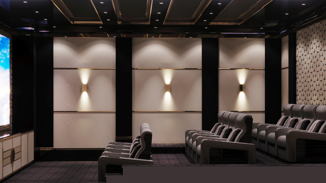 Custom home theater design UAE