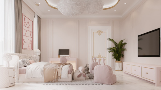 Luxury kids' room interiors Dubai