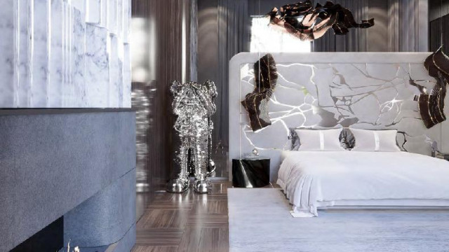 Contemporary bedroom design Dubai