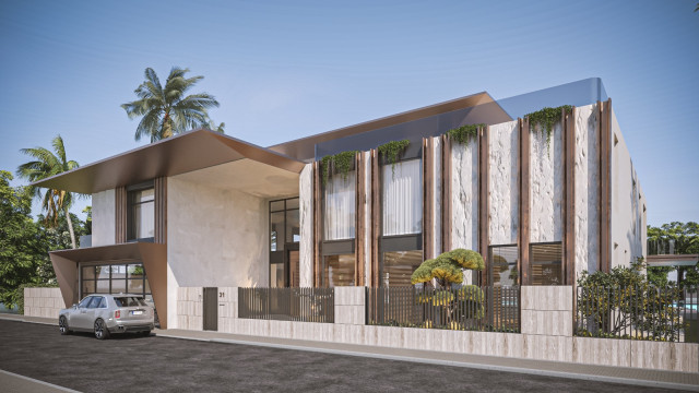 Dubai villa facade design