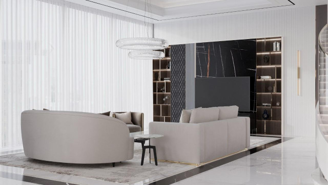 Modern living room design Dubai