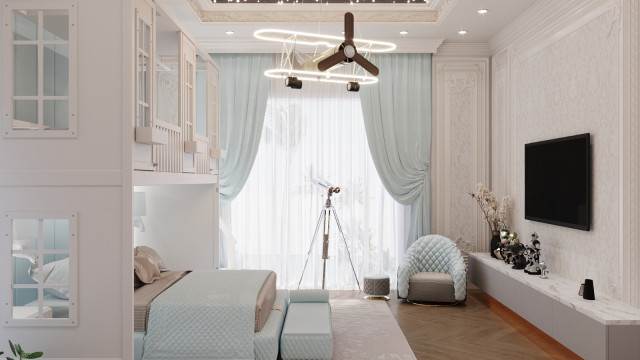 Luxury kids' room interiors Dubai