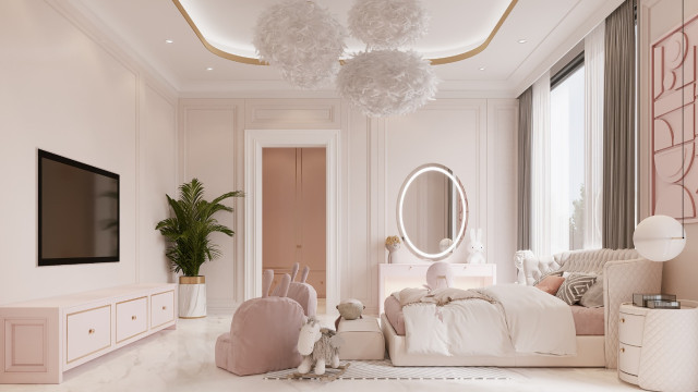 Luxury kids' room interiors Dubai