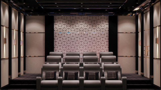 Custom home theater design UAE