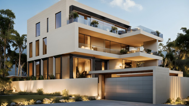 Dubai villa facade design