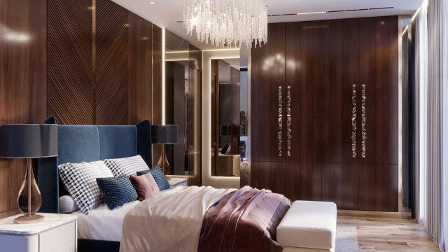 Luxury bedroom interiors Dubai