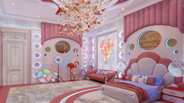 Luxury kids' room interiors Dubai