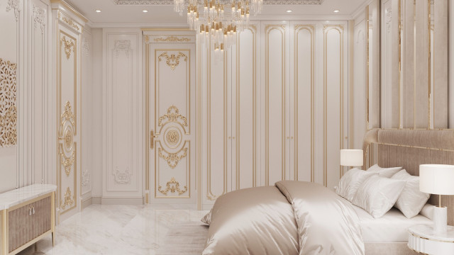 Customized bedroom interiors Dubai