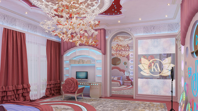 Luxury kids' room interiors Dubai