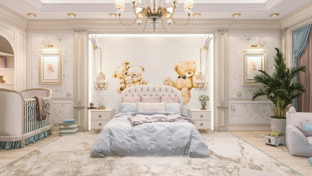 Luxury kids' room interiors Dubai