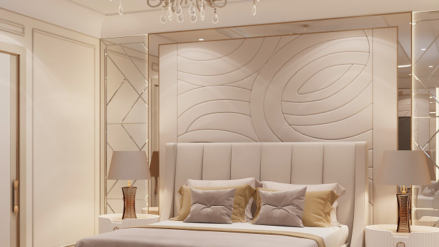 Classic bedroom design Dubai