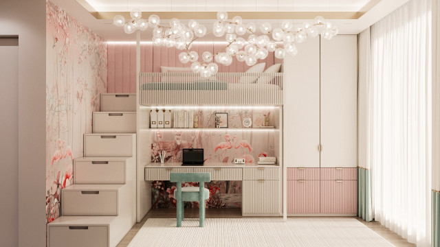 Kids' bedroom design Dubai