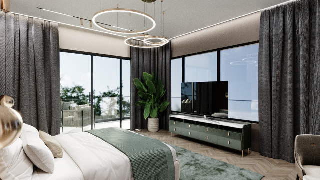 Customized bedroom interiors Dubai