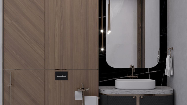 Contemporary bathroom design UAE