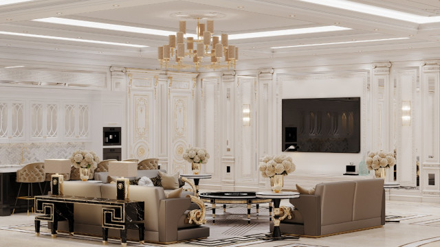 Living room decoration Dubai