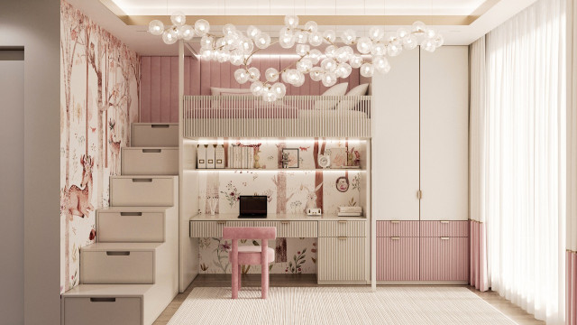 Kids' bedroom design Dubai