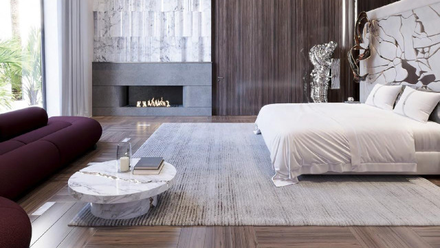 Contemporary bedroom design Dubai