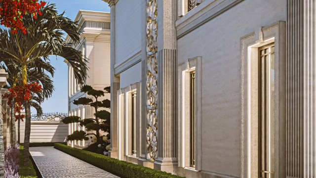 Dubai villa facade design