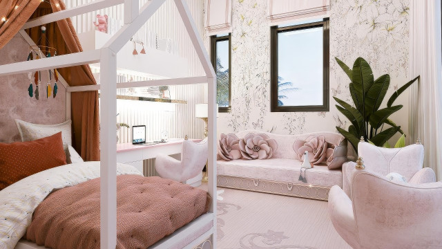 Kids' bedroom design Dubai