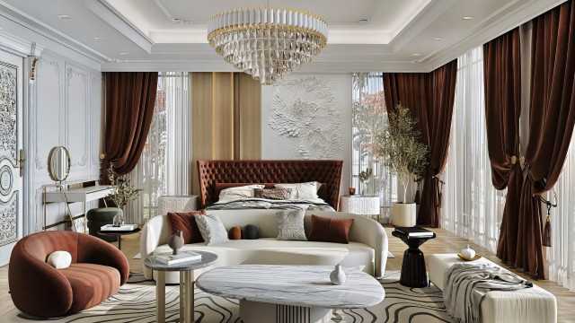 Bedroom interior design Dubai