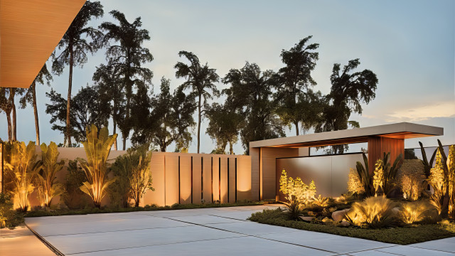Dubai villa facade design