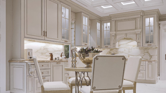 Contemporary kitchen design Dubai