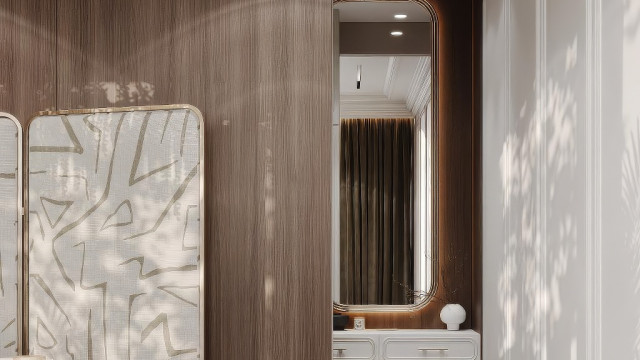 Customized bedroom interiors Dubai