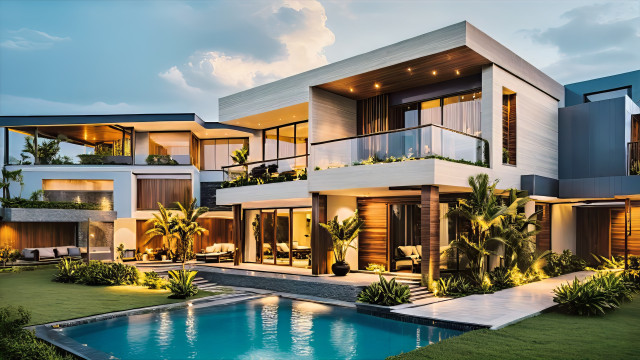 Modern exterior design Dubai
