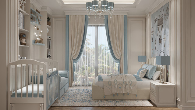 Kids' bedroom design Dubai