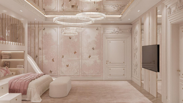Interactive kids' playroom design Dubai