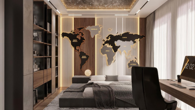 Contemporary children's bedroom Dubai