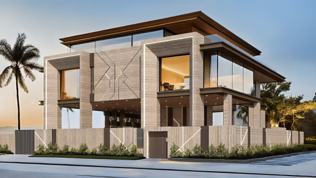 Villa exterior design Dubai