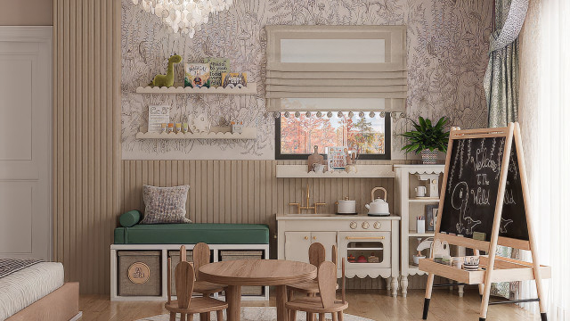 Kids' bedroom design Dubai
