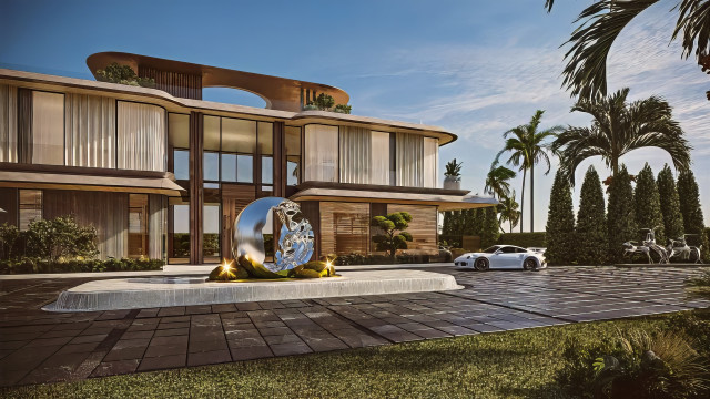 Dubai architectural exterior