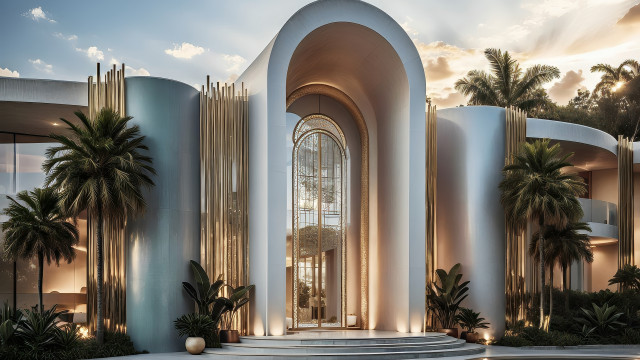 Villa exterior design Dubai